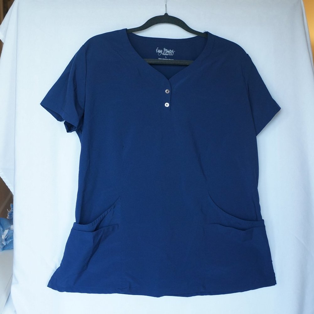 Easy STRETCH by Butter-Soft Demi Henley Scrub Top